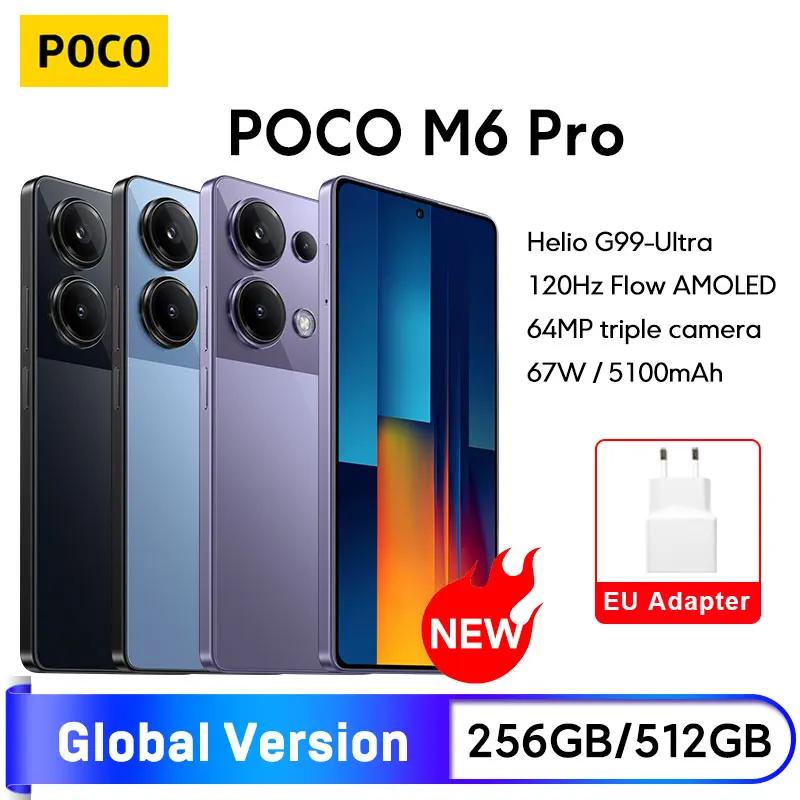 POCO M6 Pro ۷ι  Ʈ, Helio G99 Ultra 64MP Ʈ ī޶, OIS 6.67 ġ 120Hz Flow AMOLED 67W NFC, 256GB, 512GB